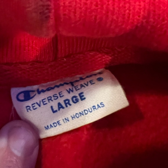 champion hoodie sweater red brand new - Picture 2 of 3
